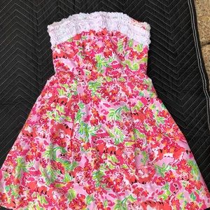 Lilly Pulitzer strapless dress